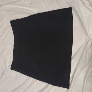 Vintage Black Concepts size 5 Black seude Skirt